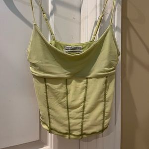 Urban Outfitters Hal Mesh Corset Cami